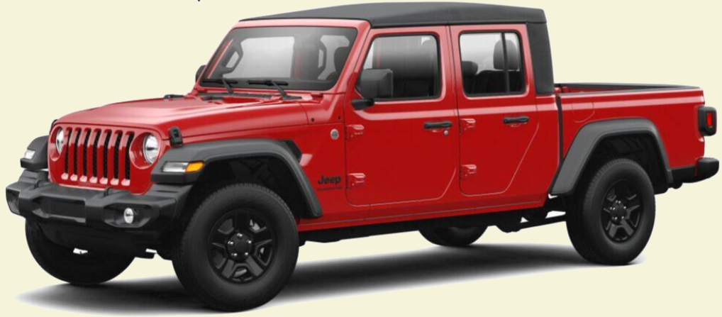  Win a New 'Firecracker Red ' Jeep Gladiator 
